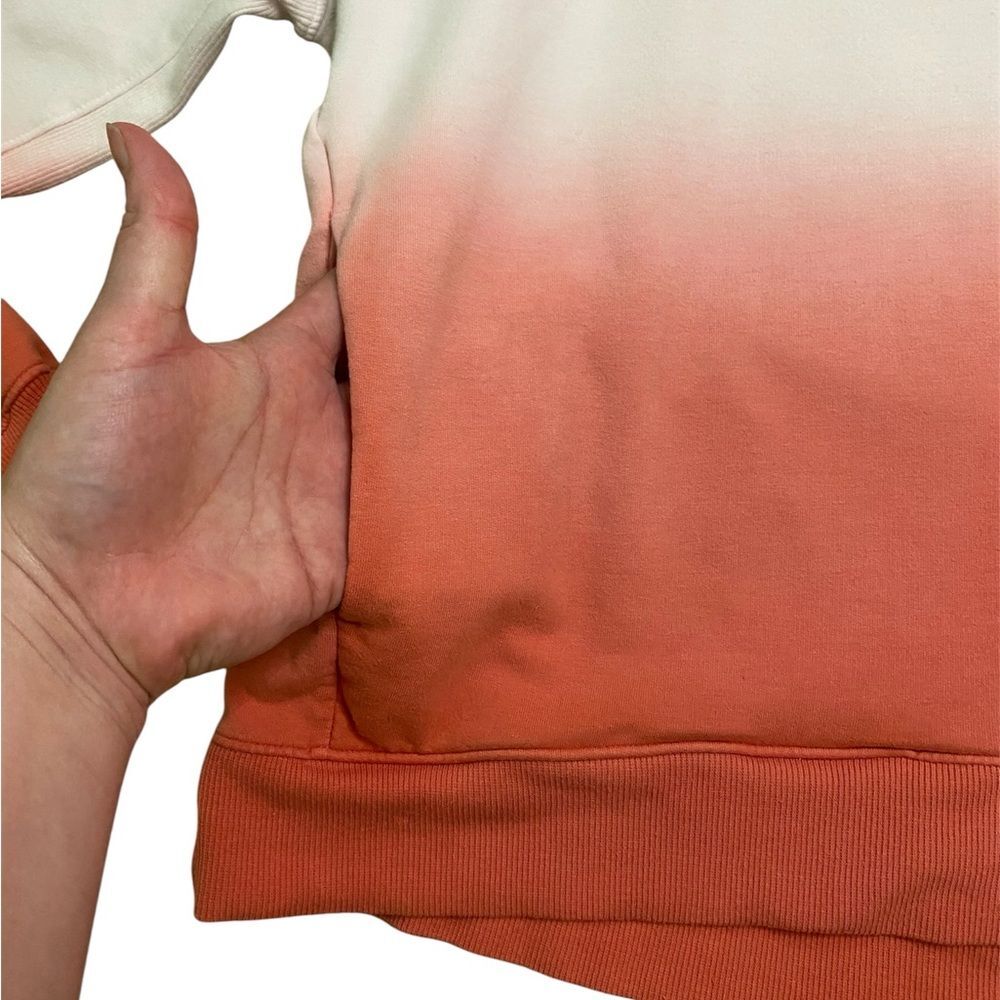 All In Motion Pink and White Ombre Crewneck Sweatshirt - Picture 3 of 7